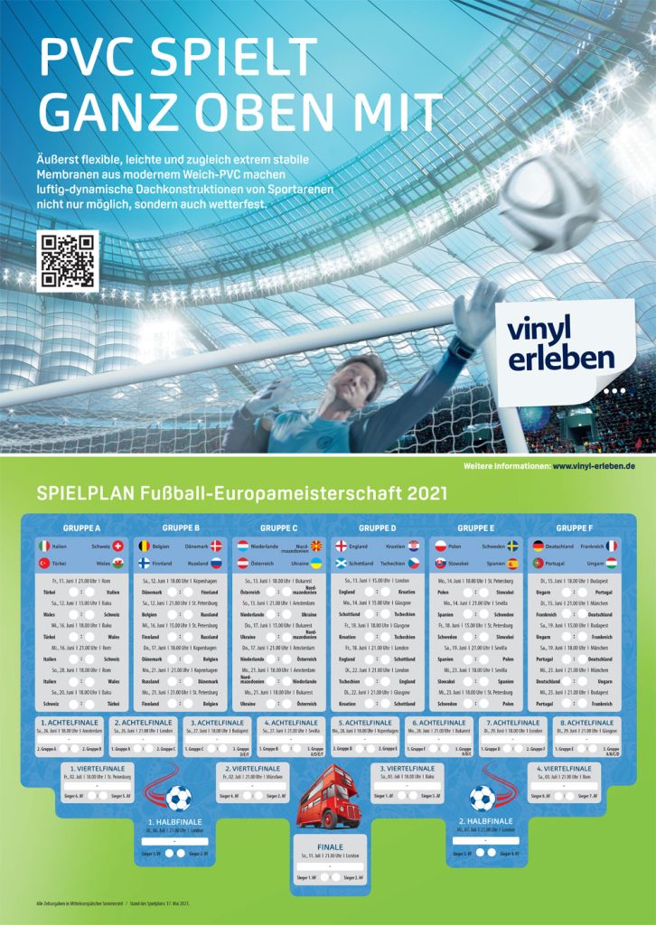 PVC-Spielplan Fußball-EM