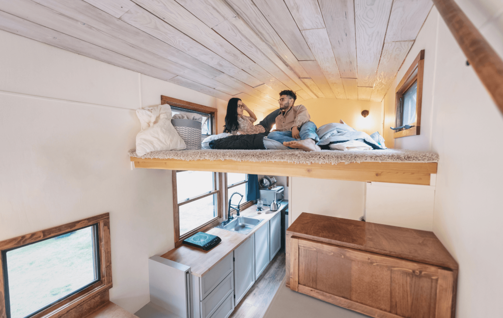 Tiny House: Minimalistisch Wohnen 2 Schlafloft Tiny House