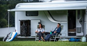 Sonnenschutz am Wohnmobil, Sonnensegel, Markise