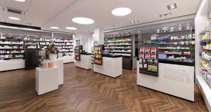 Vinylboden für Apotheken-Umbau