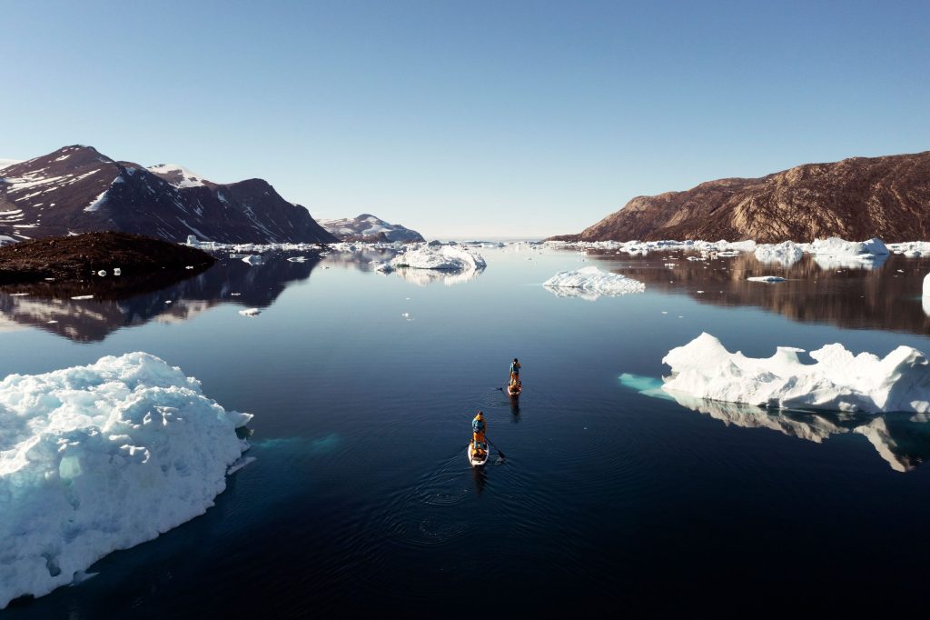 Wintersport mit Stand Up Paddle Boards