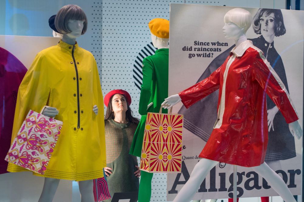 Mary Quant PVC-Mode PVC-Regenjacken Wet Collection