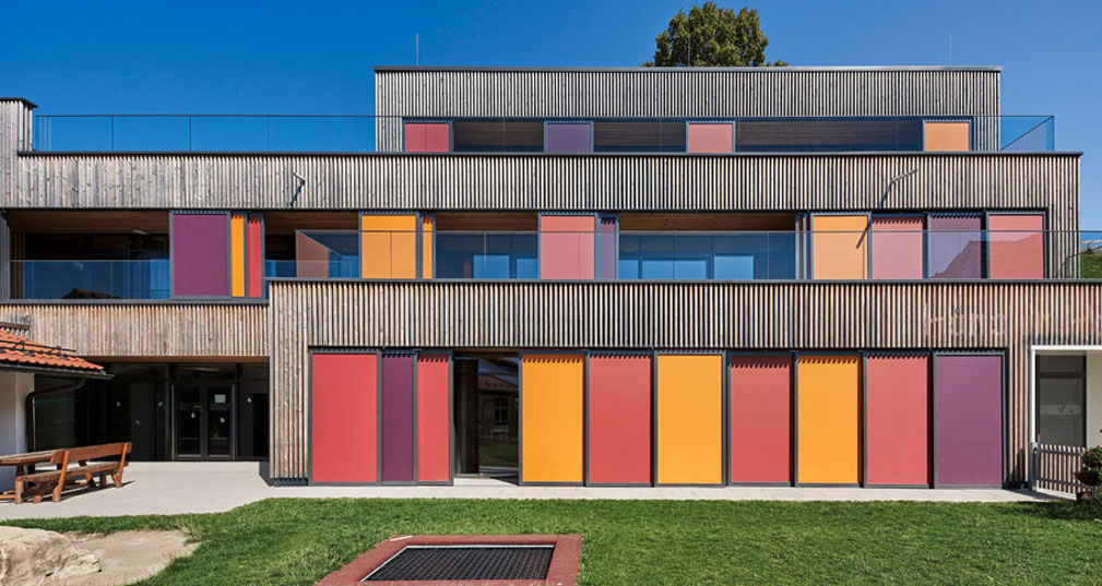 PVC-Beschichtungen: Kleiner Überzug, große Wirkung 4 Sonnenschutz Kita Betzigau Titelbild2