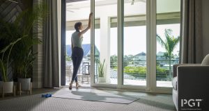 Wirbelsturmbeständige PVC-Türen und -Fenster WinGuard PGT