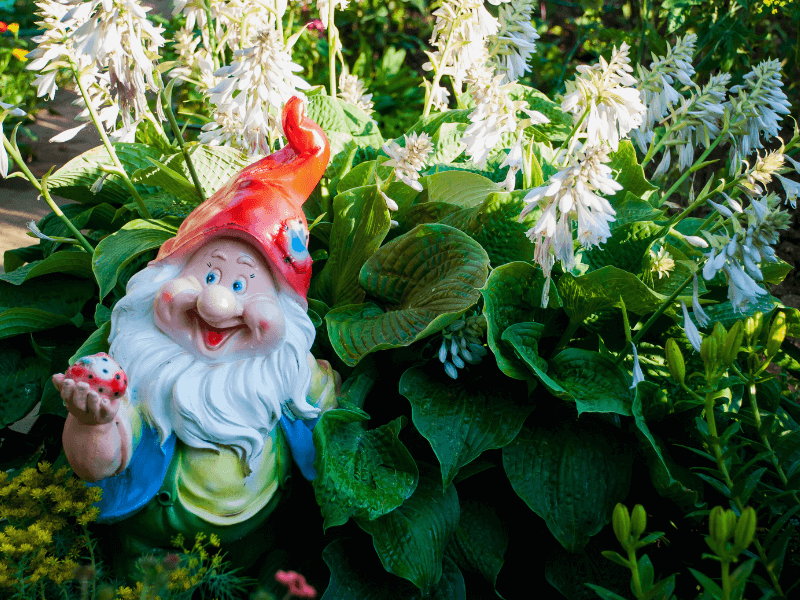 Gartenzwerge aus PVC