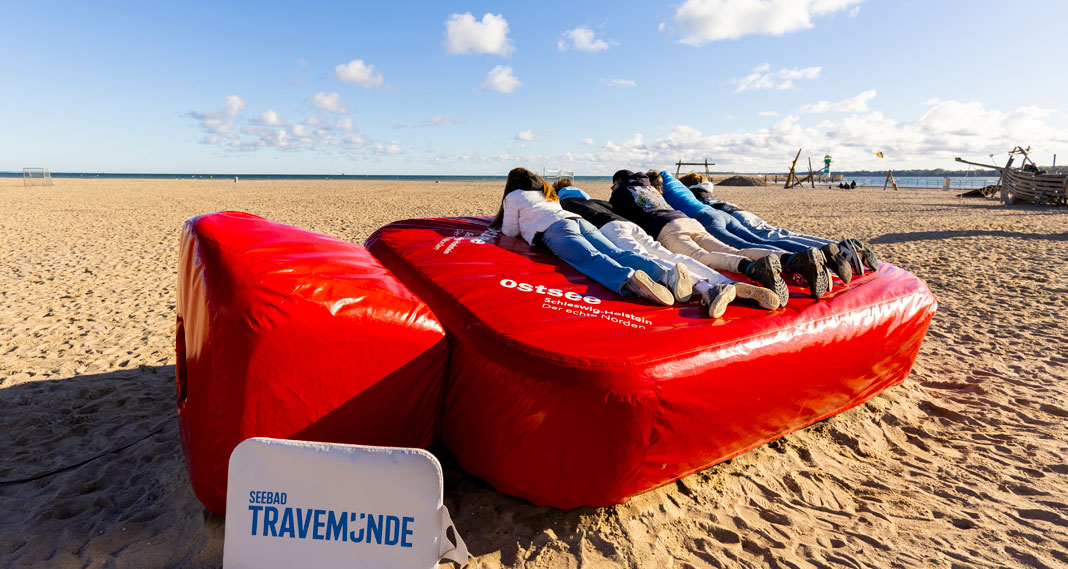 riesige Wärmflasche auf Tourness