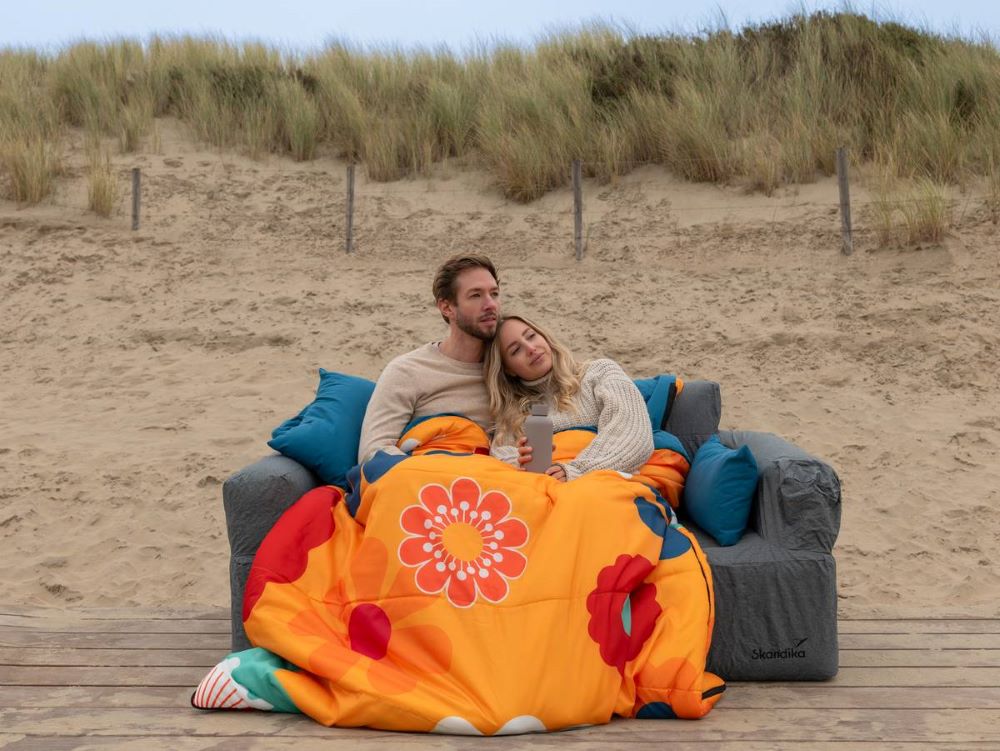 Luftmöbel: Garantiert keine Luftnummer! 2 PVC-Luftmöbel Skandika